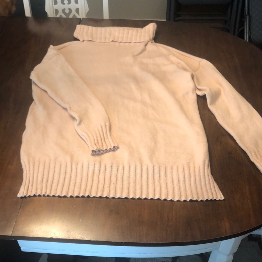 Cream turtleneck sweater